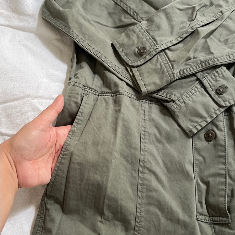 NWOT GAP Sage Green Long Sleeve Boilersuit Jumpsuit - Picture 4 of 4